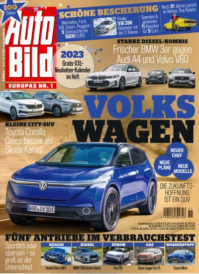 Zeitschrift Auto Bild Abonnement mit Prämie