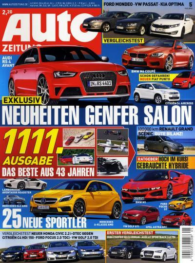 Zeitschrift AUTO ZEITUNG Abonnement mit Prämie