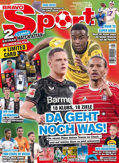 Zeitschrift BRAVO Sport Abonnement mit Prämie