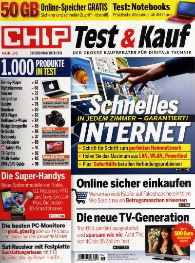 Zeitschrift CHIP Test & Kauf Abonnement mit Prämie