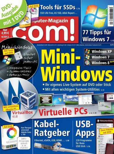 Zeitschrift com! mit DVD Abonnement mit Prämie