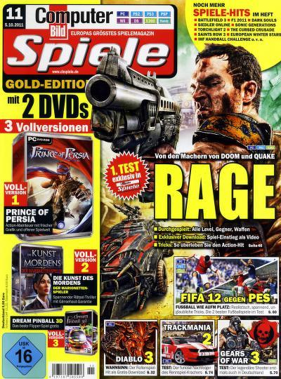 Zeitschrift Computer Bild Spiele Gold Abonnement mit Prämie
