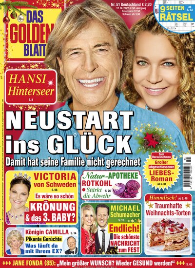 Zeitschrift DAS GOLDENE BLATT Abonnement mit Prämie