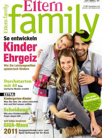 Zeitschrift Eltern family Abonnement mit Prämie