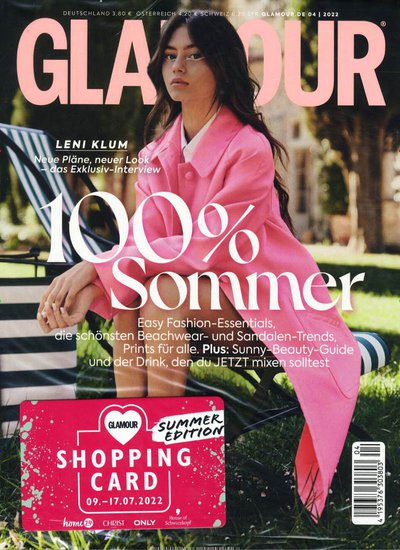 Zeitschrift Glamour Abonnement mit Prämie