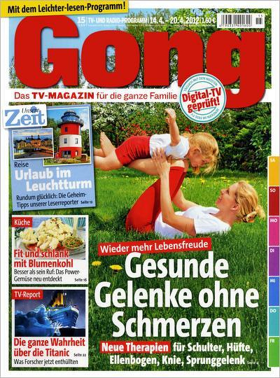 Zeitschrift Gong (mit 'nur digital') Abonnement mit Prämie