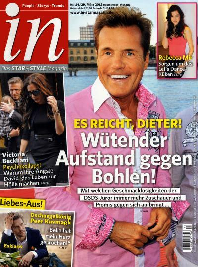 Zeitschrift in - Das Star & Style Magazin Abonnement mit Prämie
