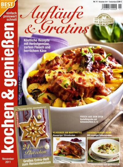 Zeitschrift kochen & genießen Abonnement mit Prämie