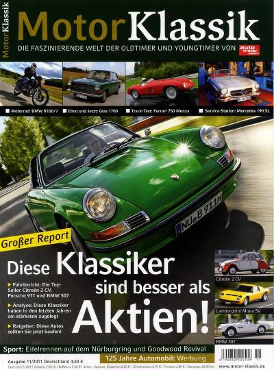 Zeitschrift Motor Klassik Abonnement mit Prämie