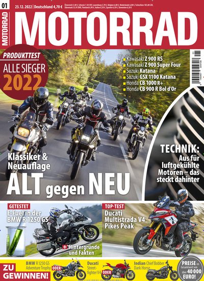 Zeitschrift MOTORRAD Abonnement mit Prämie