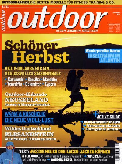 Zeitschrift outdoor Abonnement mit Prämie