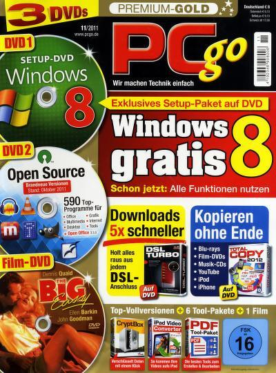 Zeitschrift PCgo Premium DVD Abonnement mit Prämie