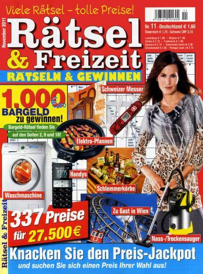 Zeitschrift Rätsel & Freizeit Abonnement mit Prämie