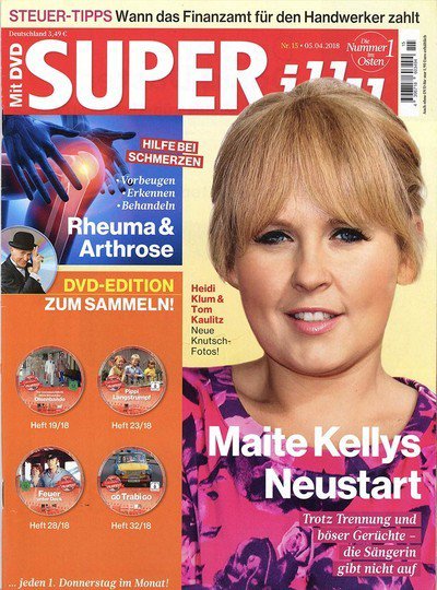 Zeitschrift SUPERillu mit DVD Abonnement mit Prämie