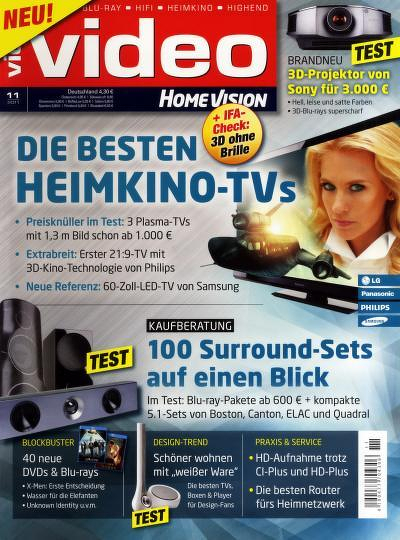 Zeitschrift Video HomeVision Abonnement mit Prämie