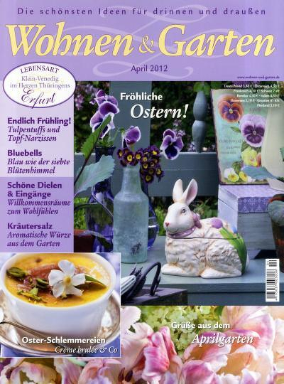 Zeitschrift Wohnen & Garten Abonnement mit Prämie