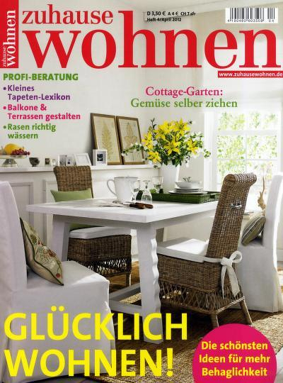 Zeitschrift zuhause wohnen Abonnement mit Prämie