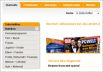 Zeitschriften Aboshop